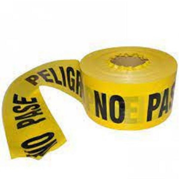 CINTA DE SEGURIDAD PELIGRO NO PASE